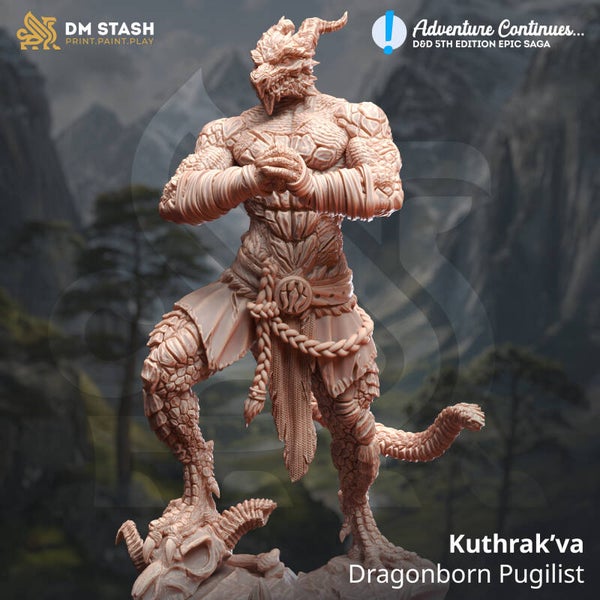 Kuthrak'va - Dragonborn Pugilist