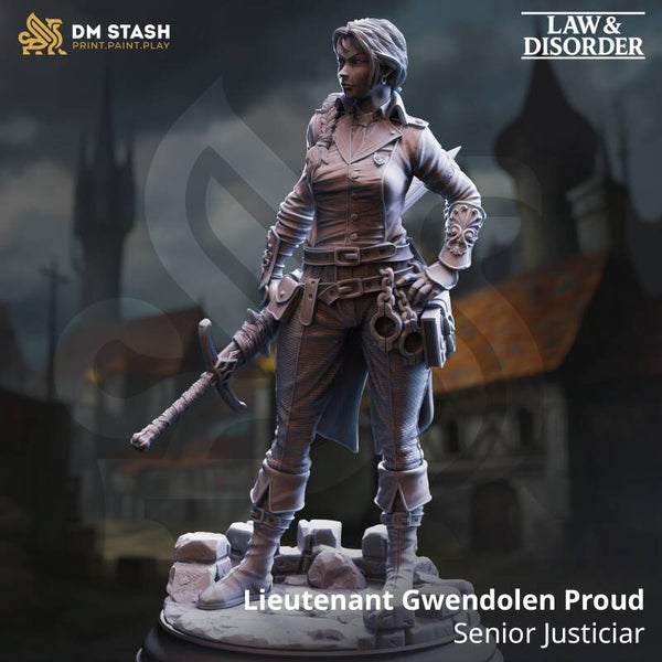 Lieutenant Gwendolen Proud - Senior Justiciar