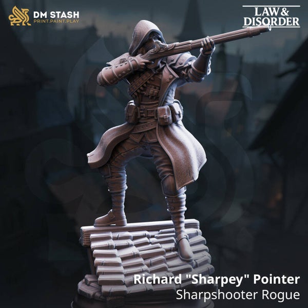 Richard "Sharpey" Pointer - Sharpshooter Rogue