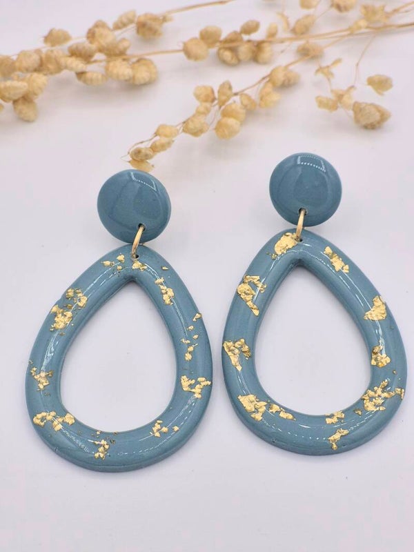 Saar | Sky blue gold