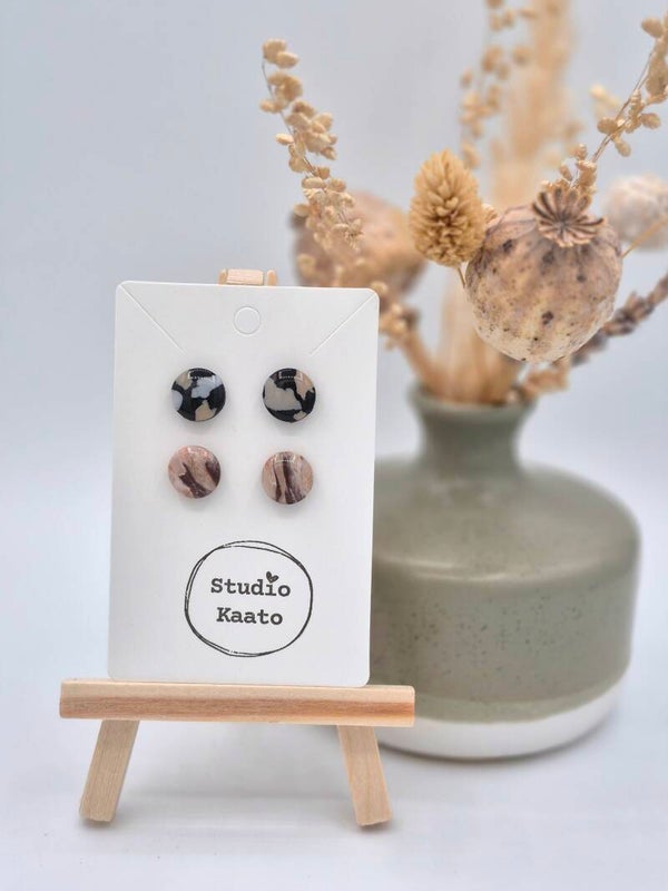 Kaat studpack | Marble beigemix