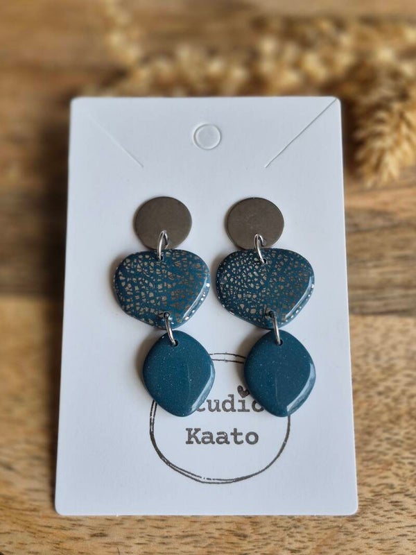 Amelie | Blauw zilver