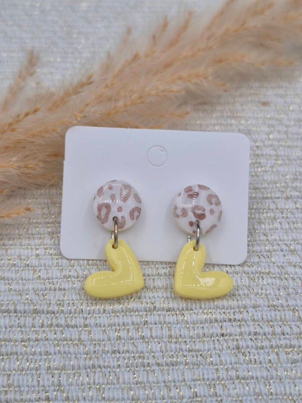 Panter hartje | Geel