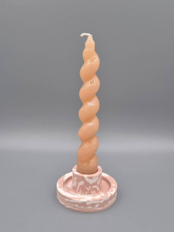 Kaarsenhouder met kaars