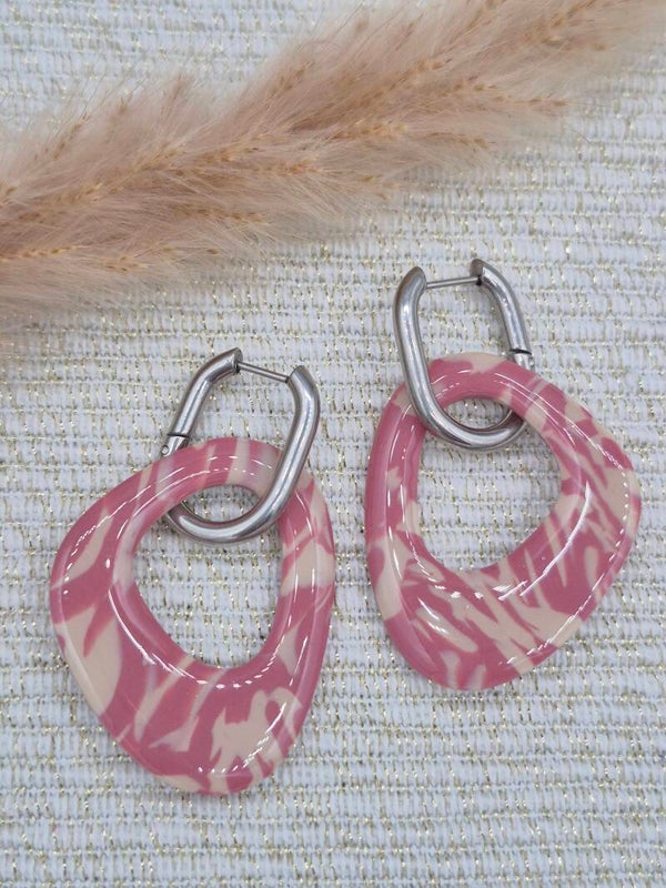 Evi | Oudroze en beige