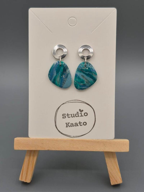 Puck | Blauwtinten met bladzilver