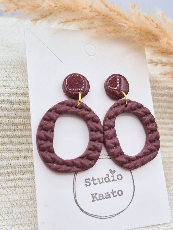 Lana | Bordeaux rood