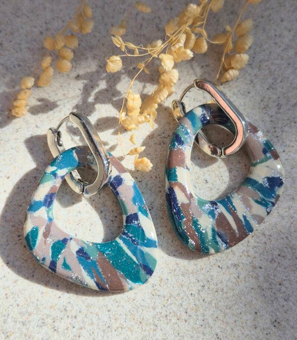 Evi | Groen mix zilver