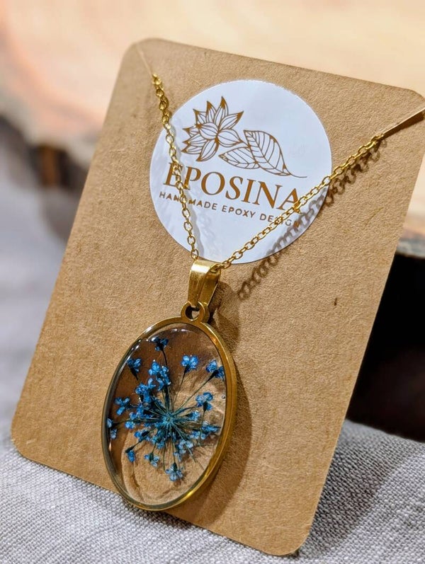 Elegante Resin-Halskette