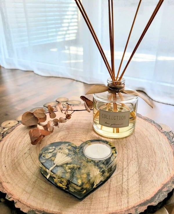 Kerzenhalter aus Epoxid