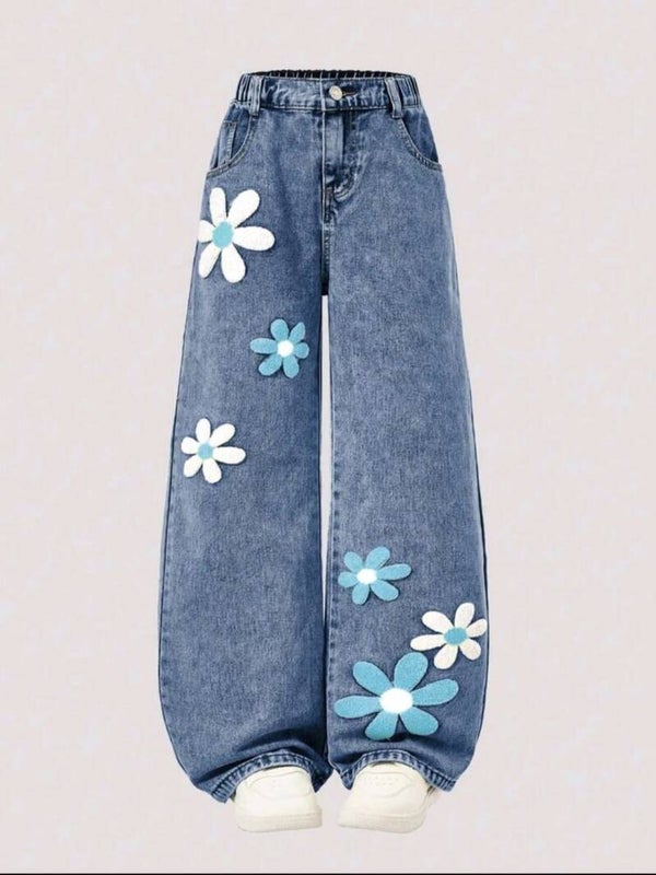 Jeans flores
