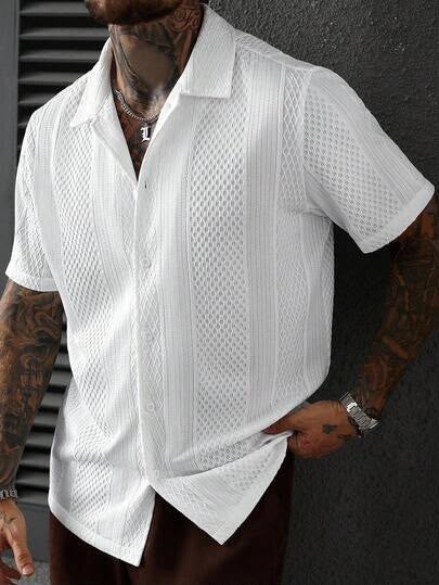 Camisa Blanca Texturizada