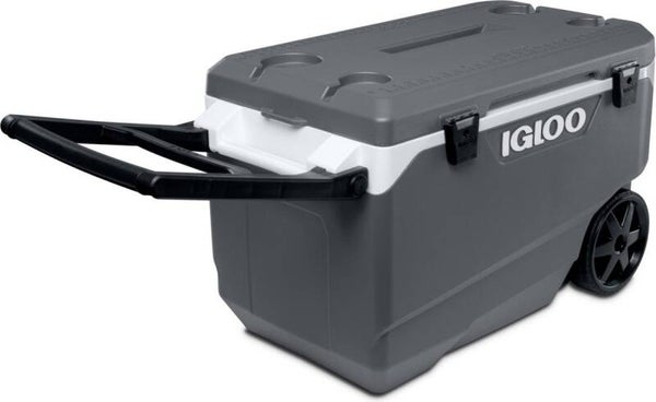 Igloo Maxcold Roller Koelbox 85L - Zwart