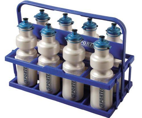 Sportec opvouwbare flessendrager voor 8 bidons