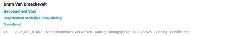 Gunning overheidsopdracht