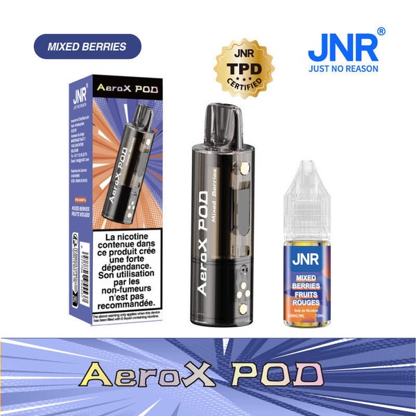 POD + LIQUIDE JNR AERO X 32 K MIXED BERRIES