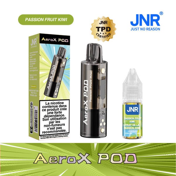 POD + LIQUIDE JNR AERO X 32 K PASSION FRUIT KIWI