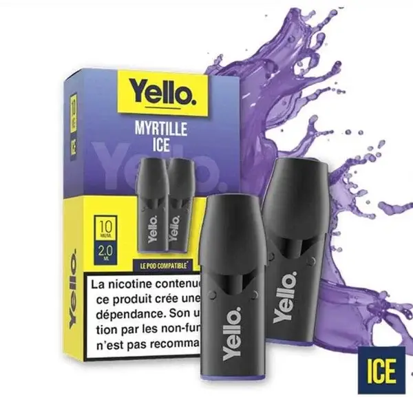 YELLO POD MYRTILLE ICE