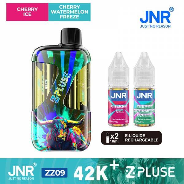 JNR ZPLUSE 42 K CHERRY ICE & CHERRY WATERMELON