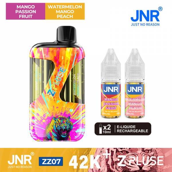 JNR ZPLUSE 42 K MANGO PASSION & WATERMELON MANGO PEACH