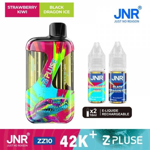 JNR ZPLUSE 42 K STRAWBERRY KIWI & DRAGON ICE