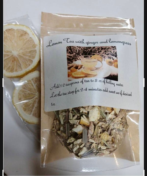 Lemon gingery tea
