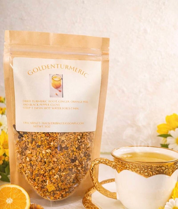 Golden Turmeric Herbal Tea Netwt.3oz