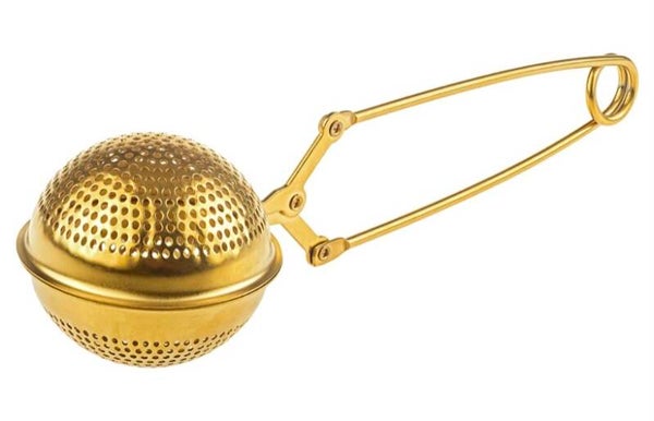 Gold Tea Strainer-Perfect for Loose Leaf Tea