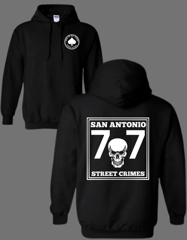 SCU 77 Square Skull Hoodie