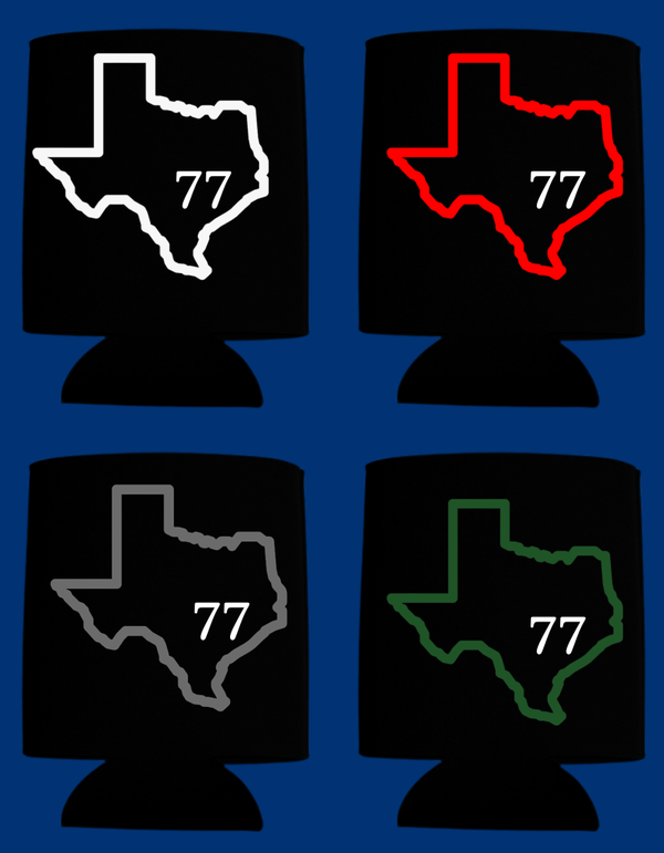 Texas 77 SCU Koozie