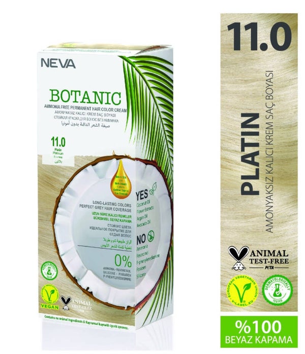 Botanic Ammonia Free Hair color Eko Set 60 ml (11.0) PLATINUM