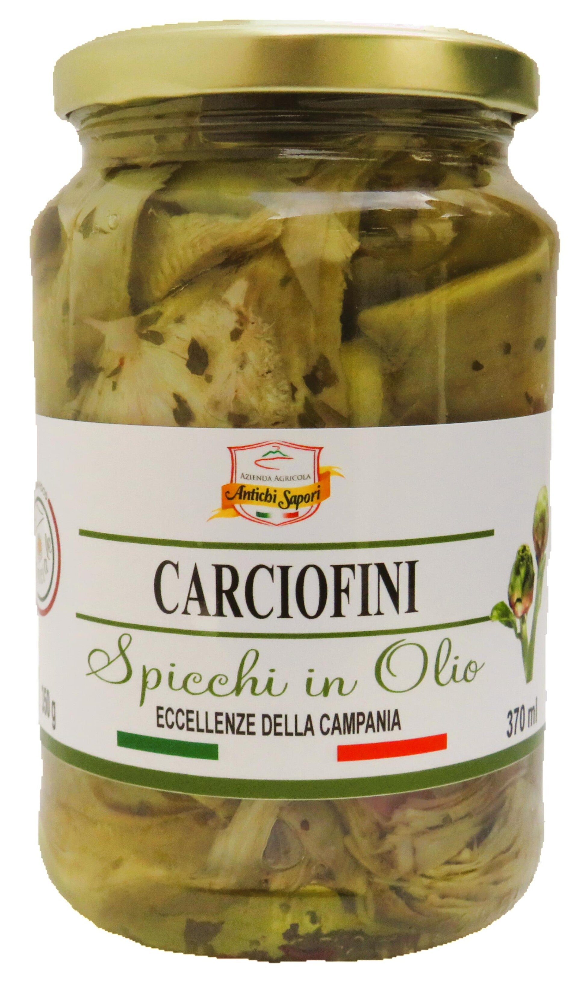 Carciofini a spicchi in Olio (Violetto) 350g