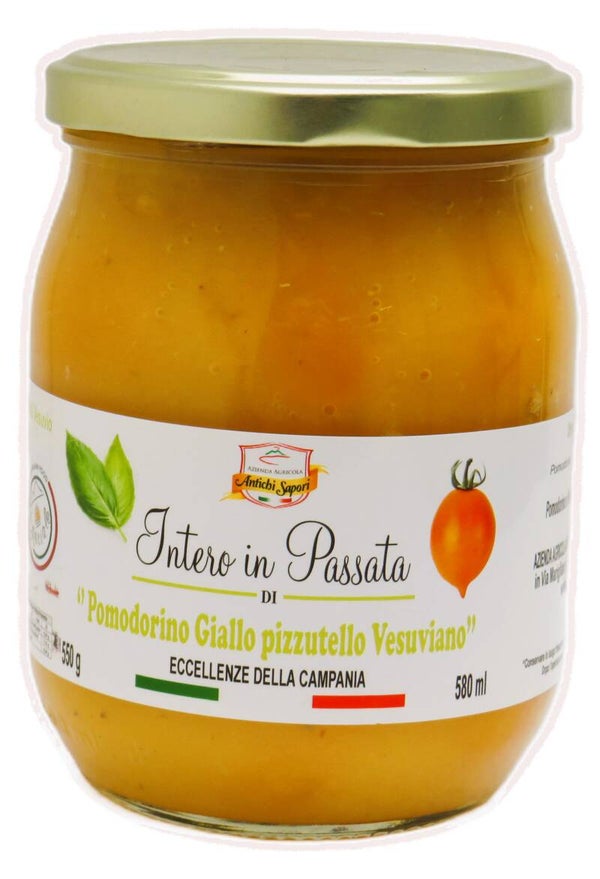 Intero in Passata di Pomodorino Pizzutello Giallo Vesuviano 550g