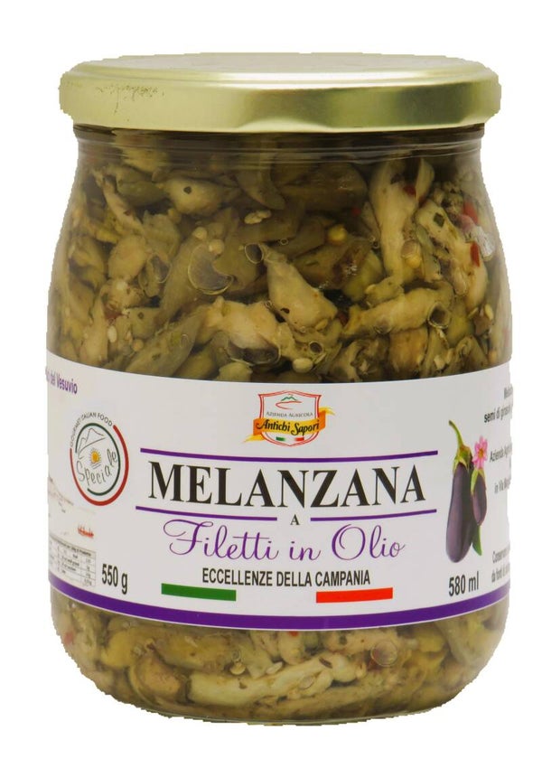 Melanzana violetta Napoletana a filetti in olio (Cima di Viola) 550g