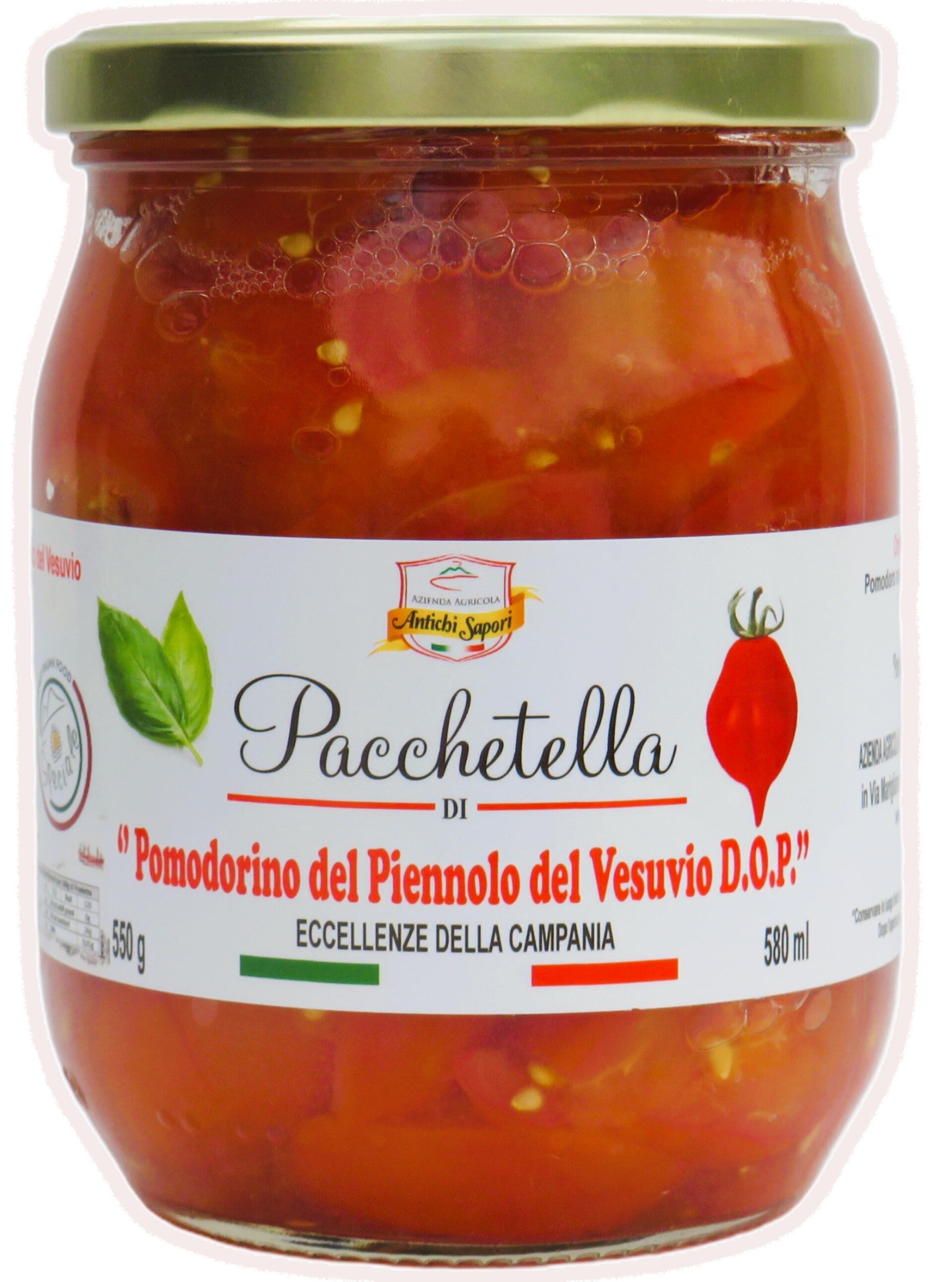 Pacchetella di Pomodorino del Piennolo del Vesuvio DOP 550g