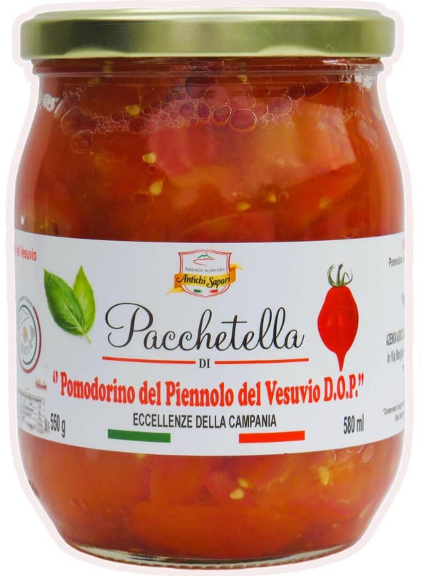 Pacchetella di Pomodorino del Piennolo del Vesuvio DOP 550g