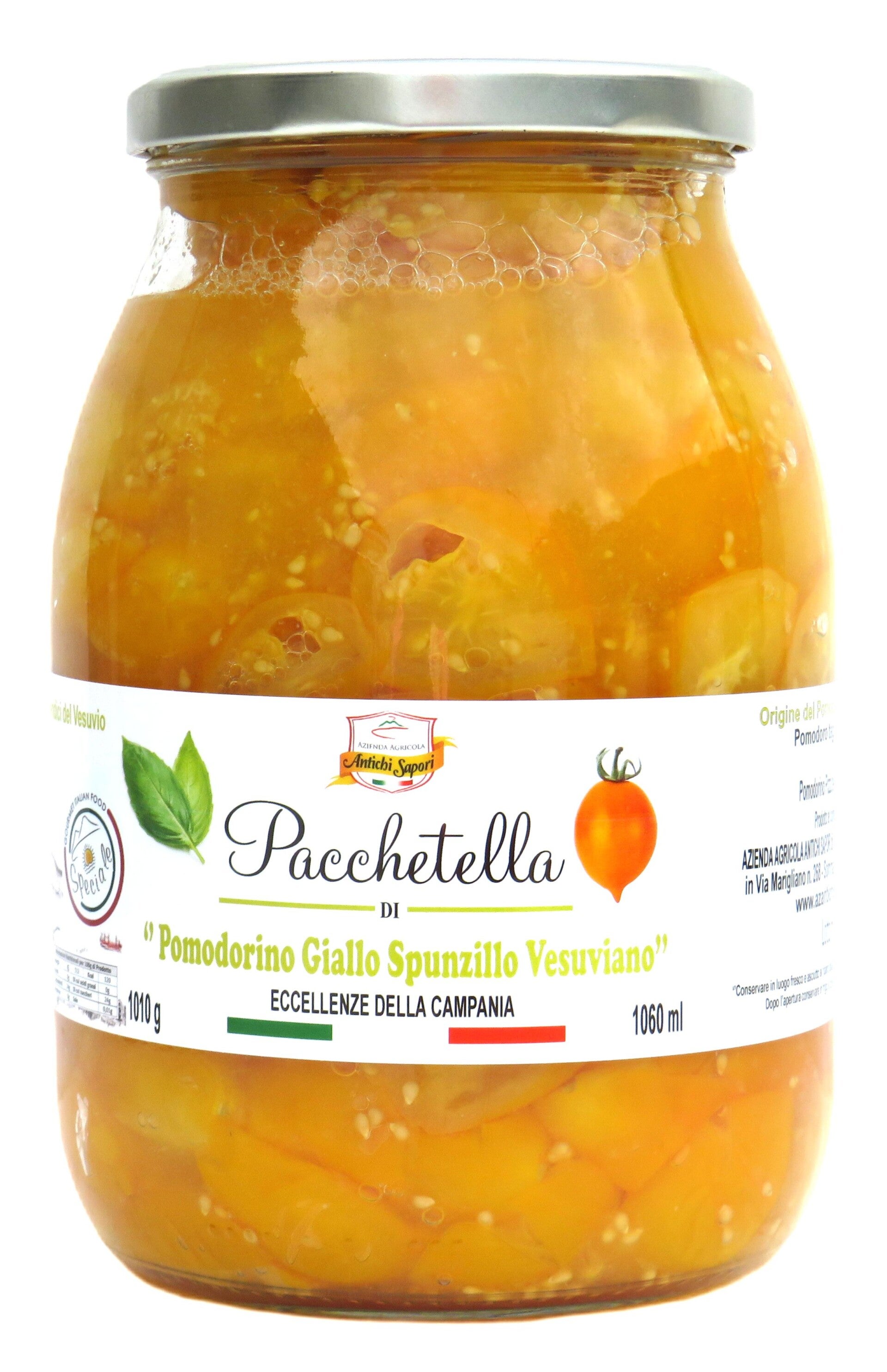 Pacchetella di Pomodorino Pizzutello Giallo Vesuviano 1 kg