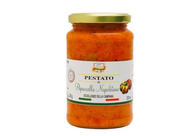 Pestato di Papaccella Napoletana (Peperone riccio) in olio 350g