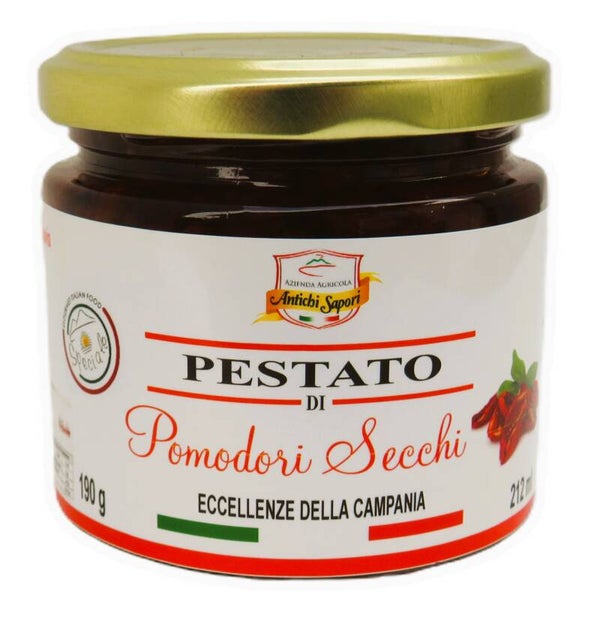 Pestato di pomodorini secchi vesuviani in olio 200g