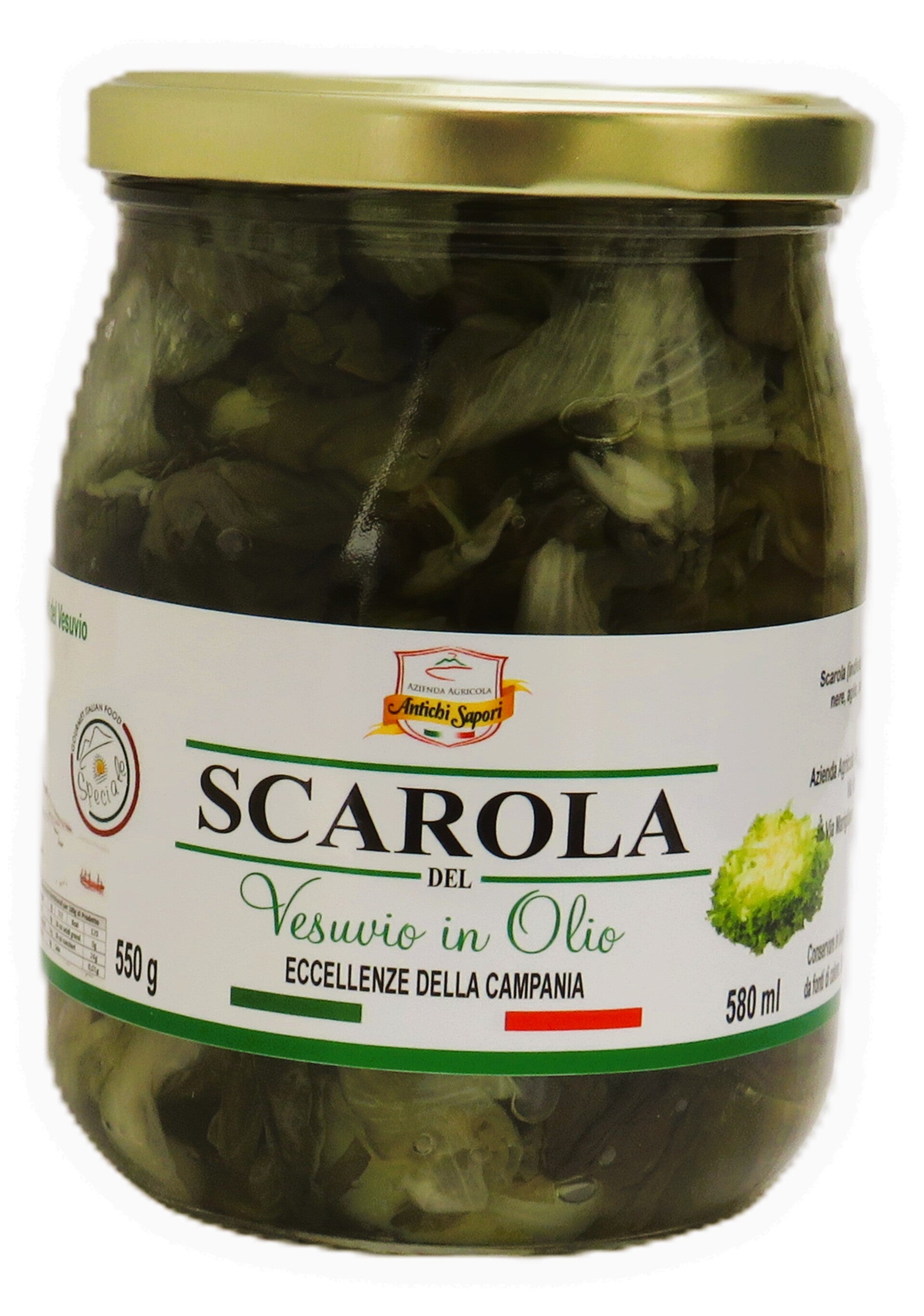 Scarola Riccia Schiana in Olio (Indivia) 550g