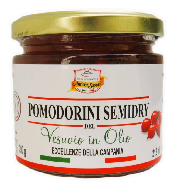 Pomodorini vesuviani semidry sottolio 200g