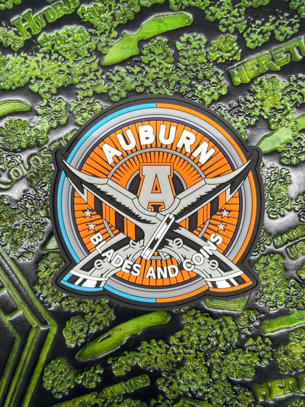 Auburn Blades, and coins patch
