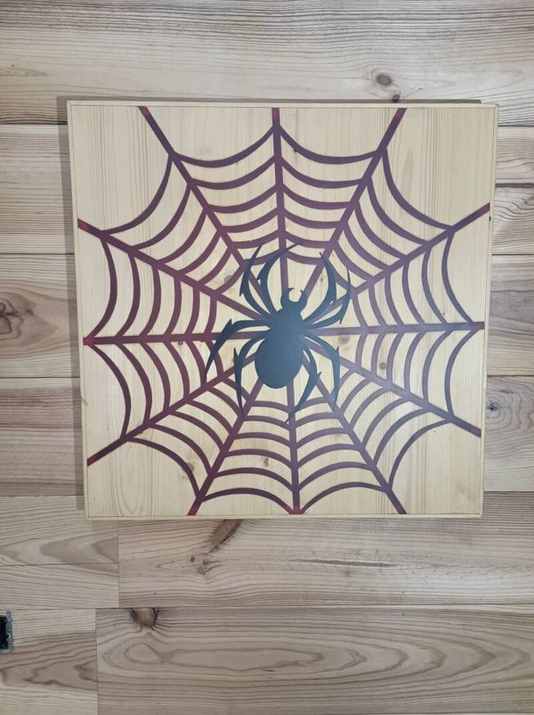 Spinnenweb zwarte epoxy