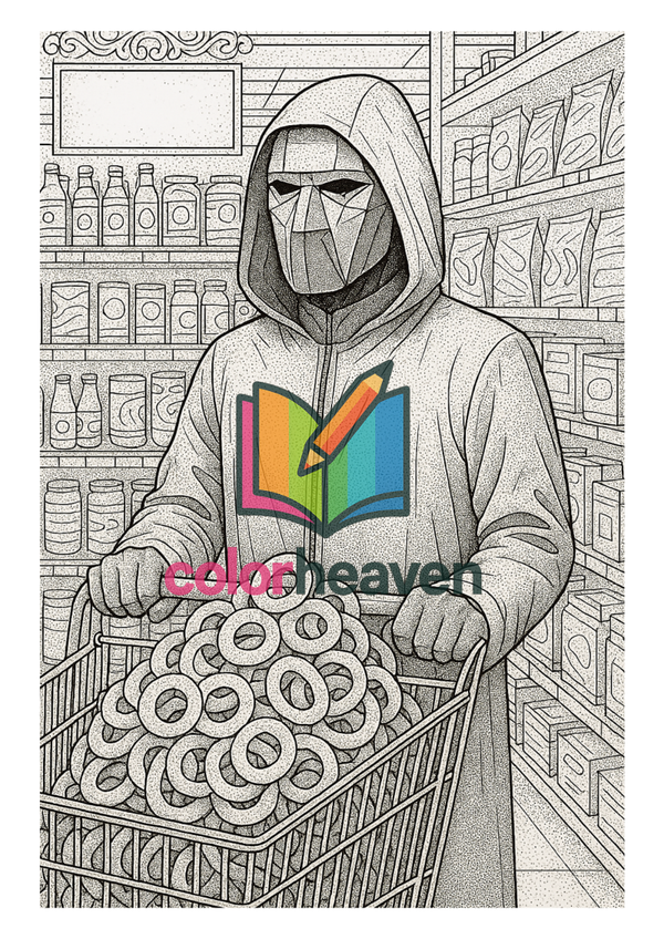 SG005 -The Frontman at the Supermarket coloring page