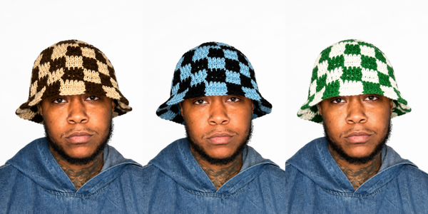 Checkered Bucket Hat