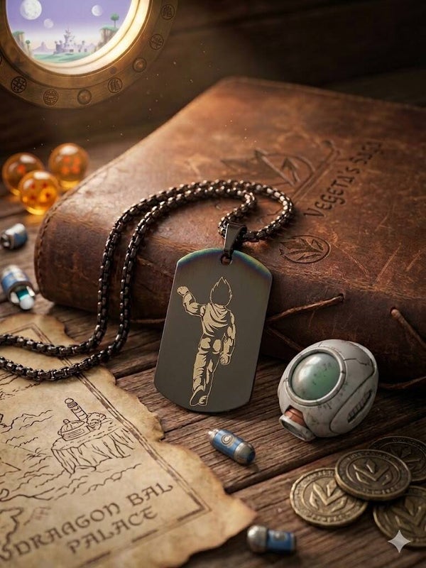 Edelstahl Halskette mit graviertem Edelstahl Anhänger