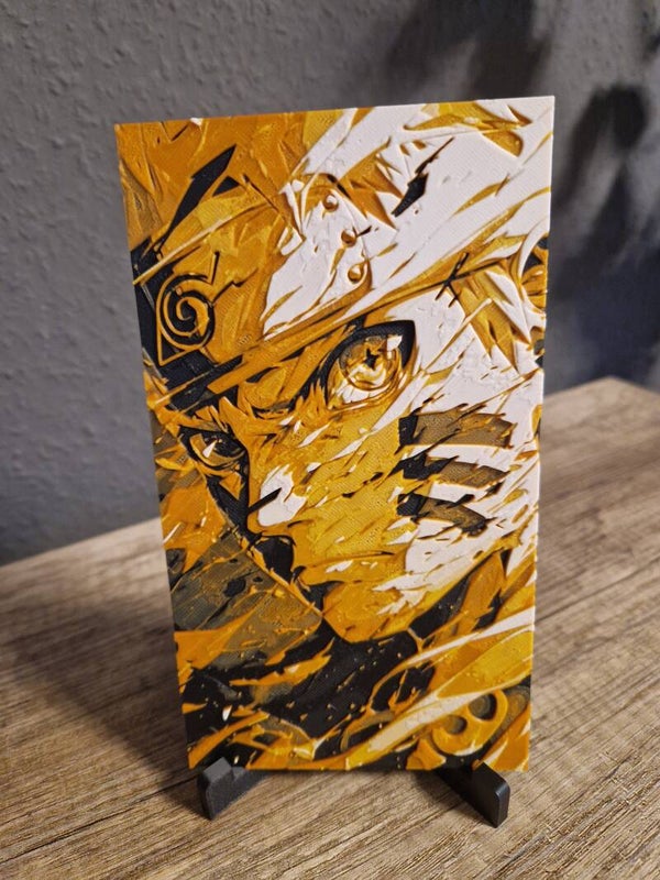 3D Hueforge Kunstbild: Anime
