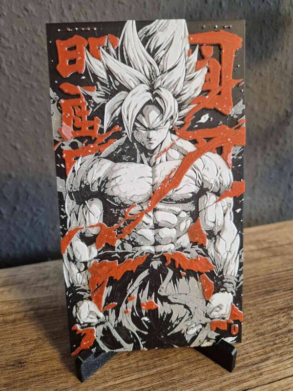 3D Hueforge Kunstbild: Anime