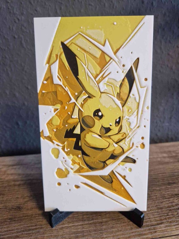 3D Hueforge Kunstbild: Anime