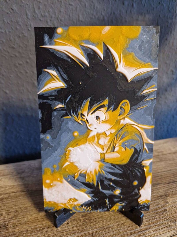 3D Hueforge Kunstbild: Anime